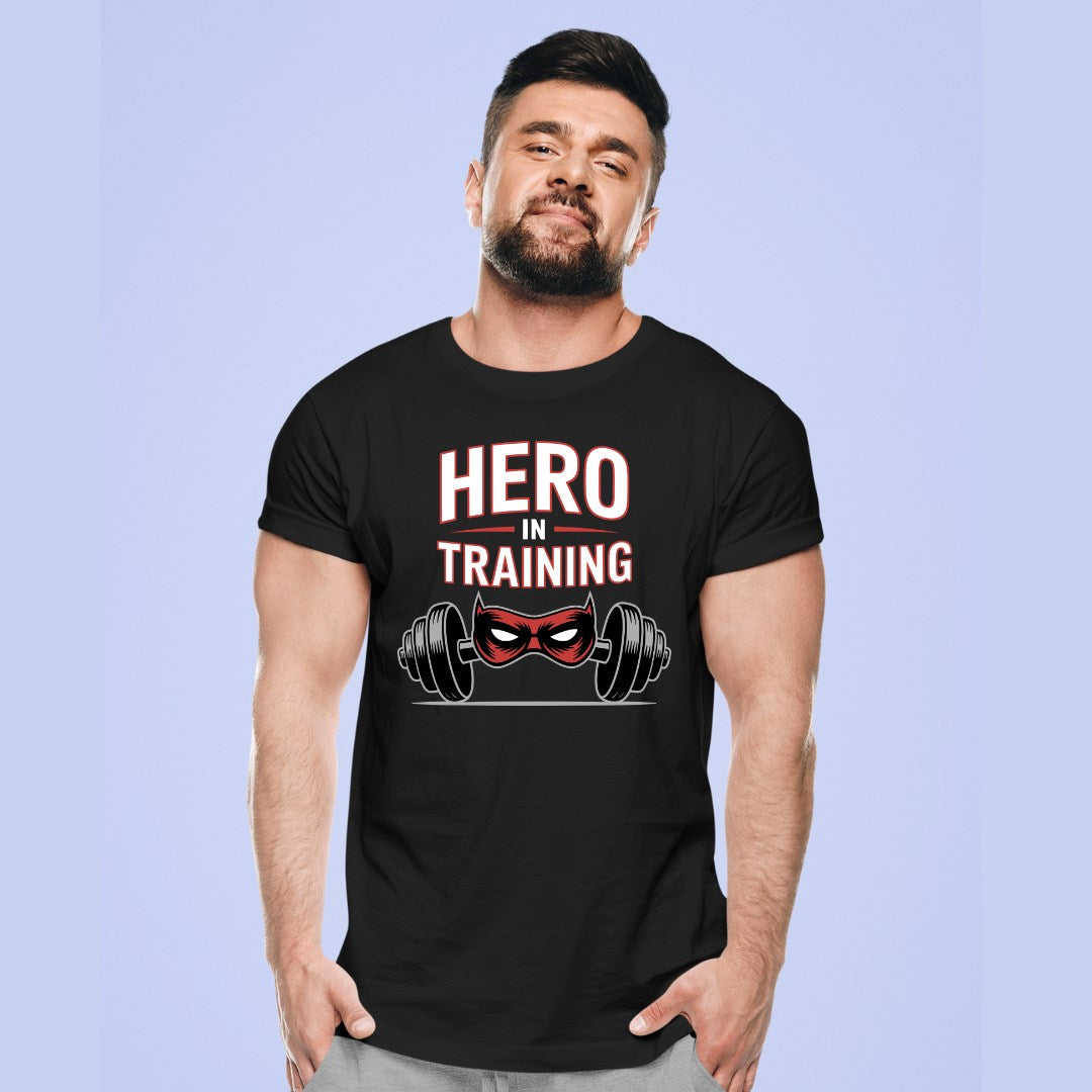 HERO IN TRAINING PREMIMUM COTTON Regular-fit T-Shirt