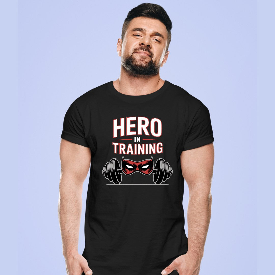 HERO IN TRAINING PREMIMUM COTTON Regular-fit T-Shirt