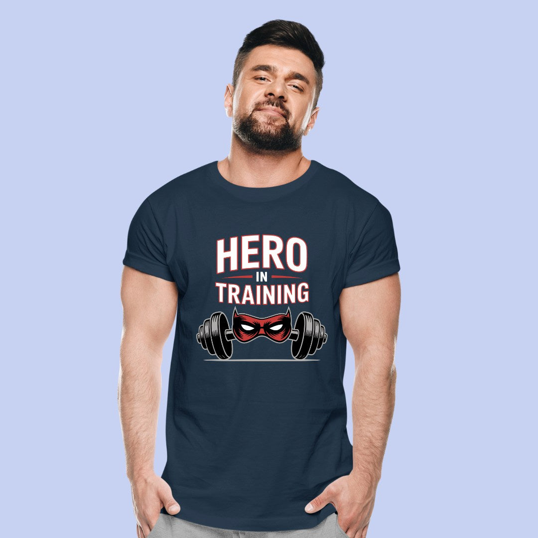 HERO IN TRAINING PREMIMUM COTTON Regular-fit T-Shirt
