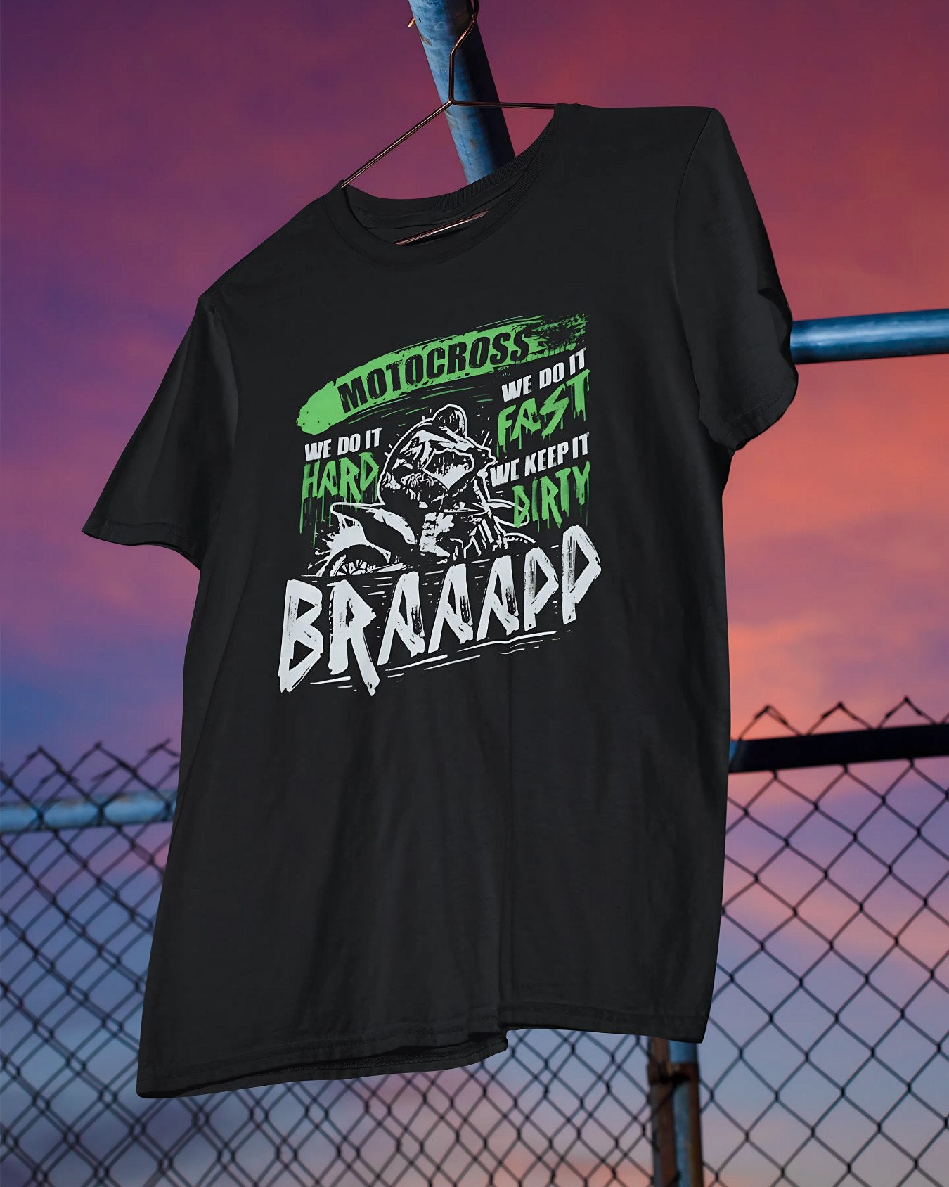 WE DO IT HARD DO IT FAST KEEP IT DIRTY Regular-fit cotton T-Shirt