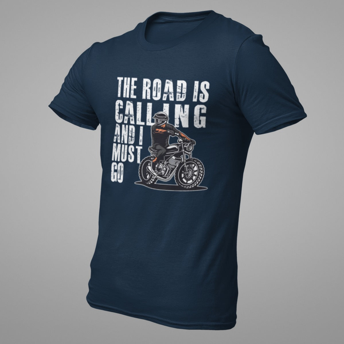 THE ROAD IS CALLING Premium Cotton Regular-fit T-Shirt