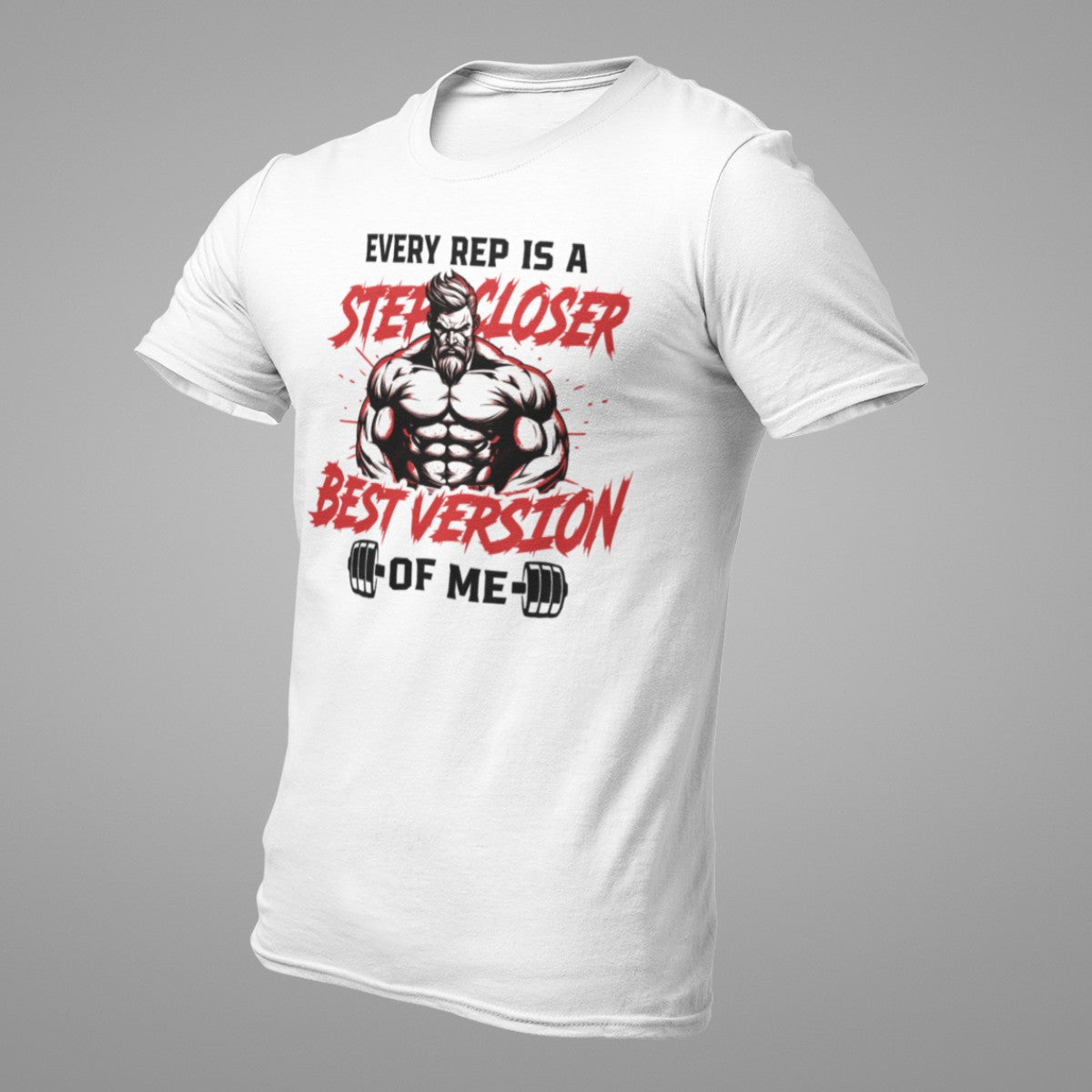 EVERY REP IS A STEP CLOSER BEST VERSION Premium Cotton Regular-fit T-Shirt