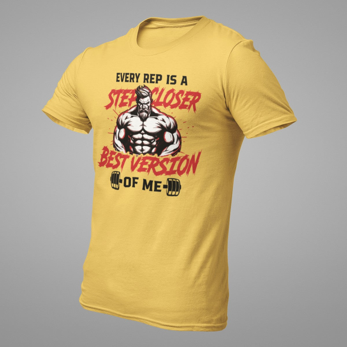 EVERY REP IS A STEP CLOSER BEST VERSION Premium Cotton Regular-fit T-Shirt