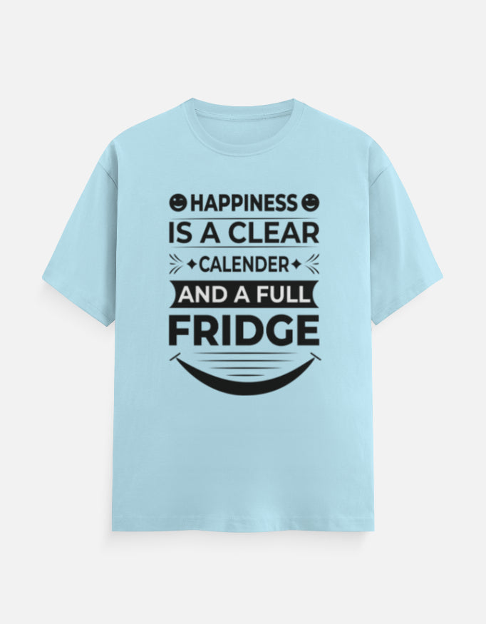 Happiness is a clear calendar Cotton Regular-fit T-Shirt